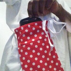 Home Sewn Cellphone Carriers by Nicole